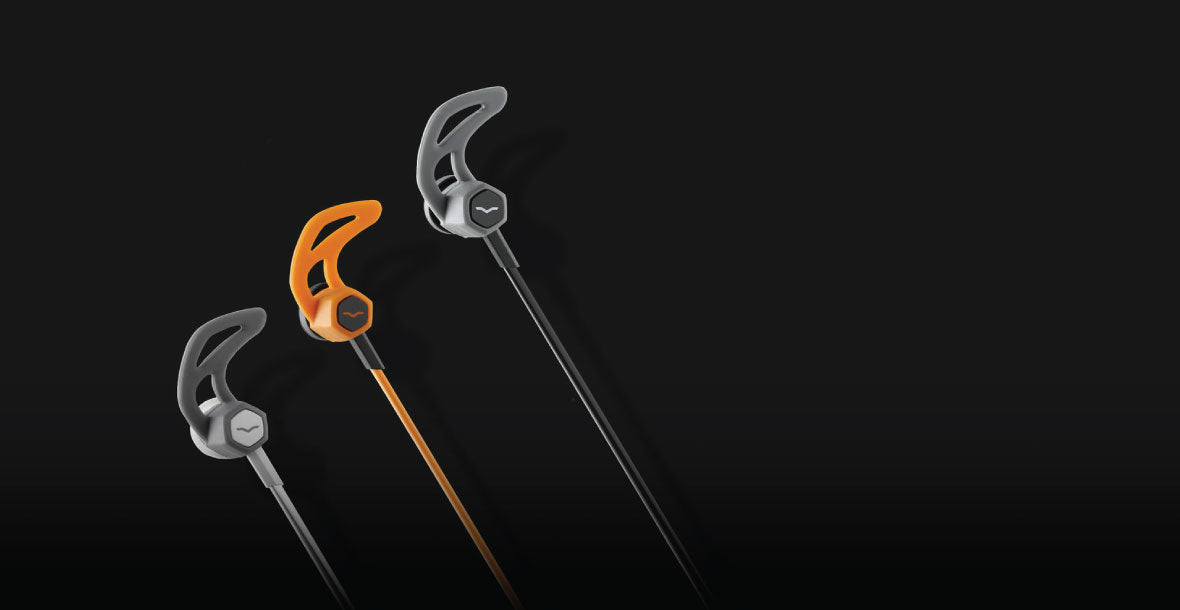 OFFLINE V-Moda Forza In-Ear Headphones, Orange () w/Bluetooth Adapter