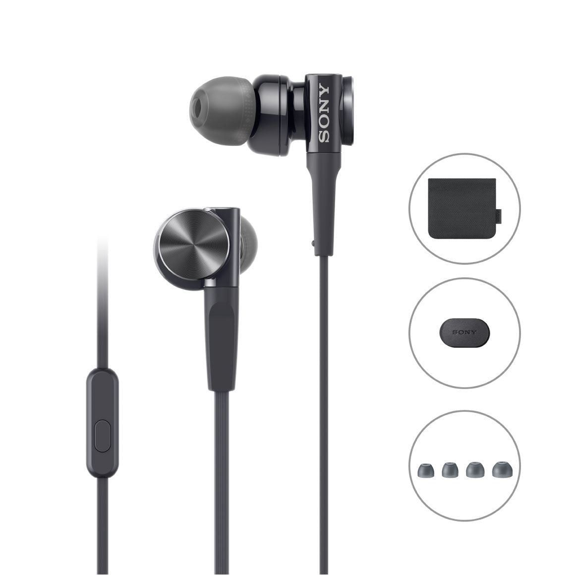 Sony Mdr Xb75ap Extra Bass Earphones Headphone Zone