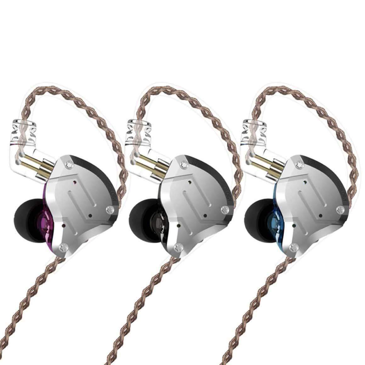 Kz Zs10 Pro 4ba 1dd In Ear Hifi Metal Earphones Online 5 Drivers