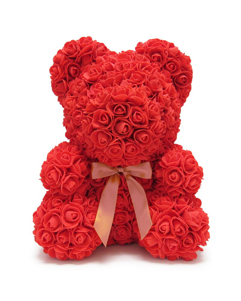 rose bear red