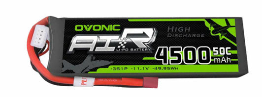 50C 3S 4500mAh 11.1V Lipo Battery