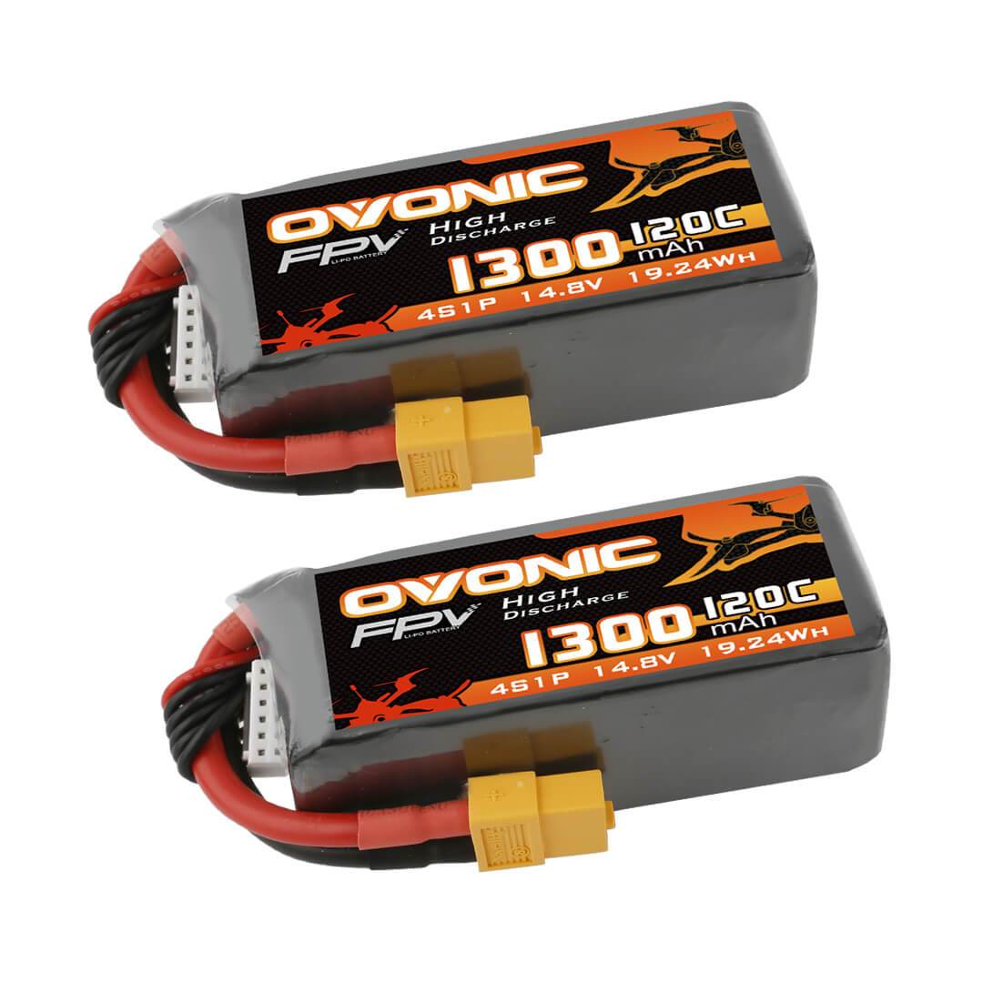 Ovonic 4S 14.8V 1300mAh 120C LiPo