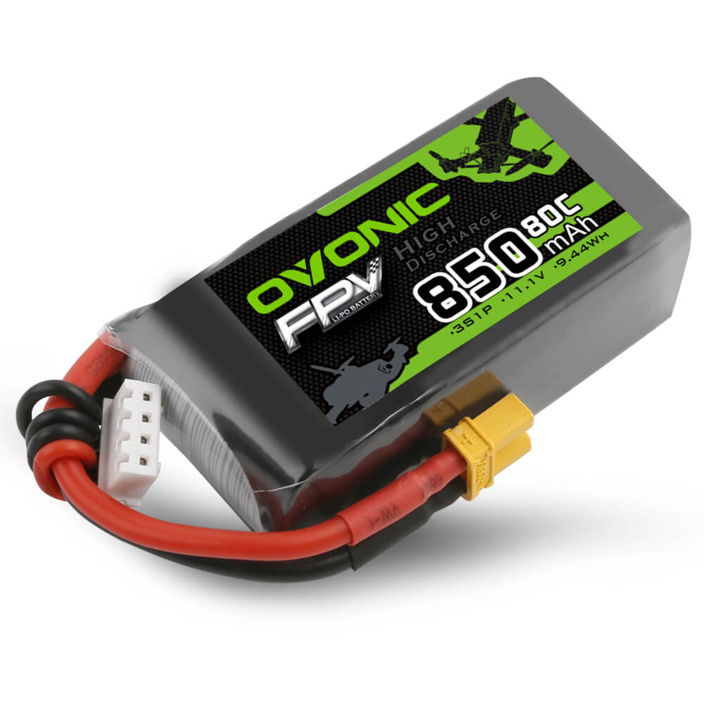 Ovonic 3S 11.1V 850mAh 80C Lipo