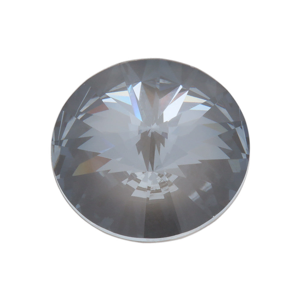 PRESTIGE Crystal, #1122 Rivoli 14mm, Crystal Dark Grey Ignite (1 Piece)