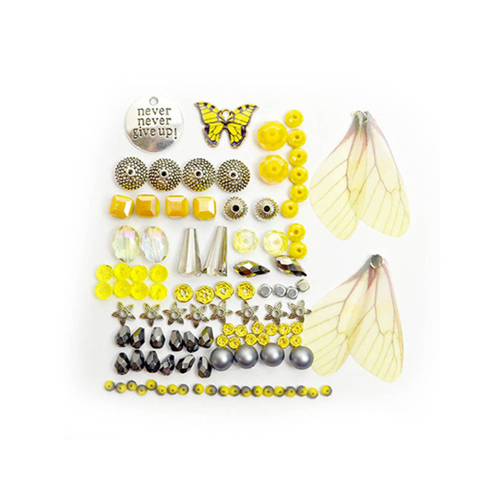 Jesse James Beads, Never Give Up Butterfly Mix (1 Pack)