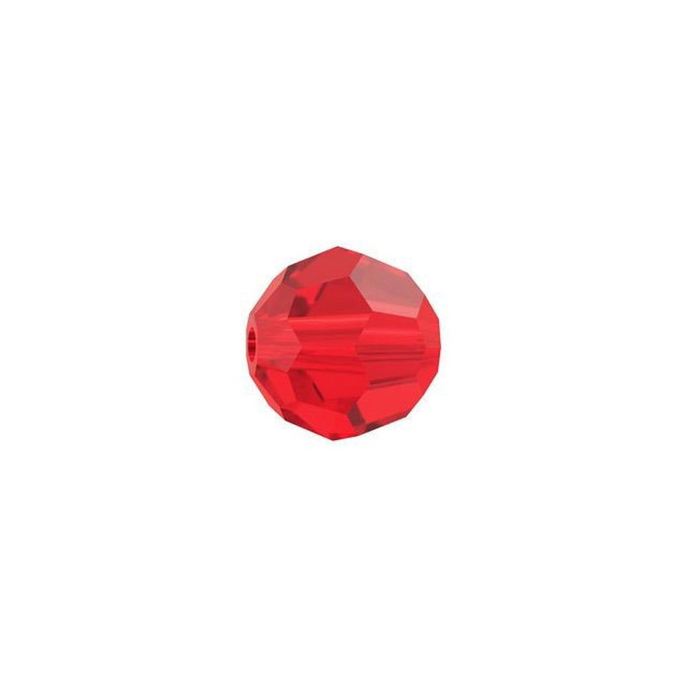 PRESTIGE Crystal, #5000 Round Bead 6mm, Light Siam (1 Piece)