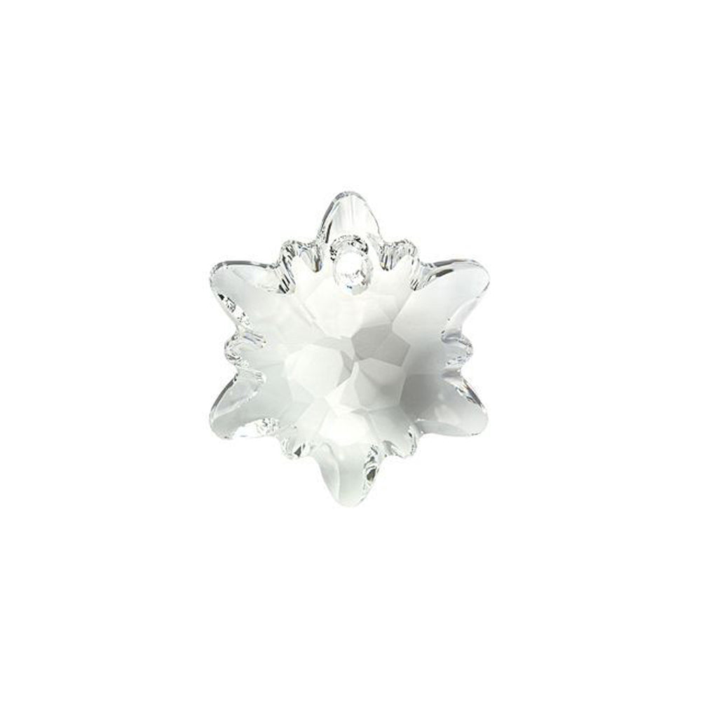 PRESTIGE Crystal, #6748 Edelweiss Pendant 18mm, Crystal (1 Piece)