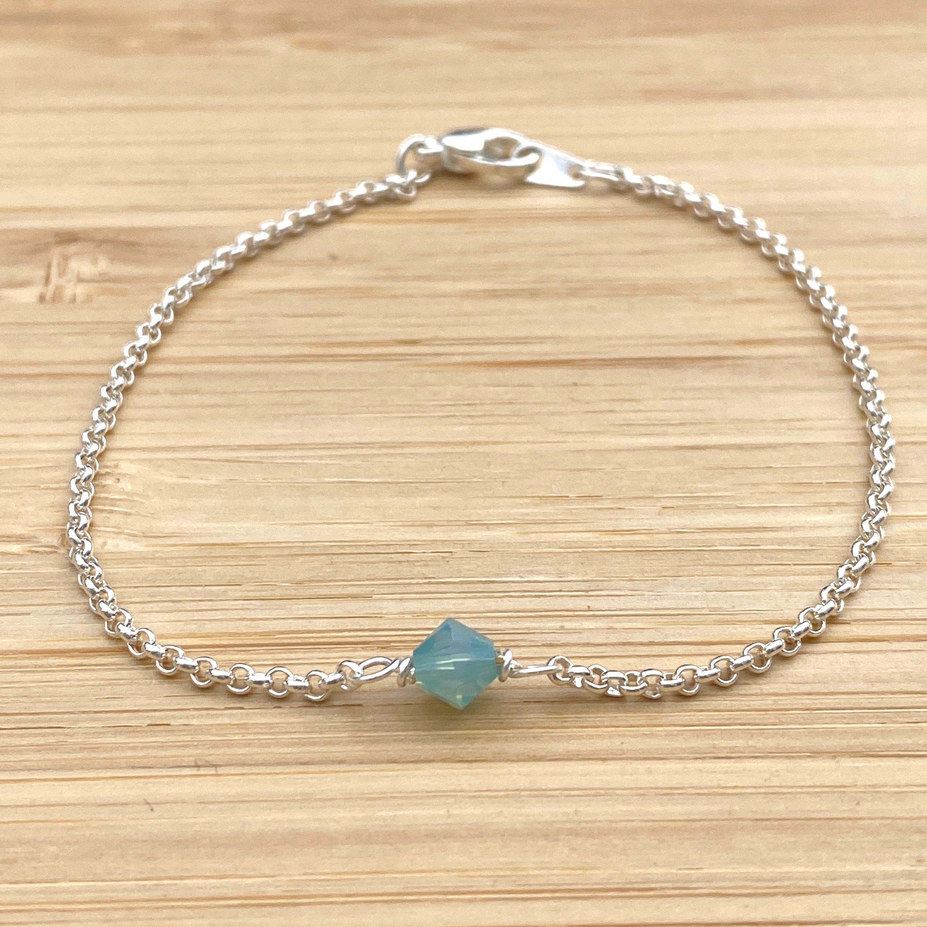 How to Turn a Finished Chain Necklace into a Delicate Bracelet with Crystal  Focal — Beadaholique