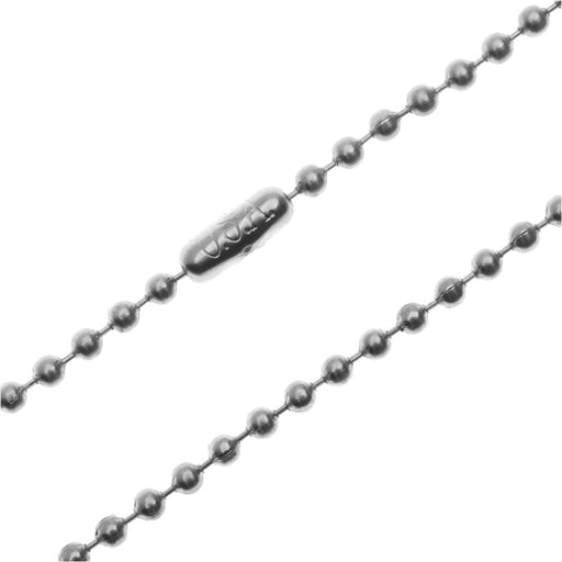 Lezam 12pcs 18 inch Stainless Steel Necklace Bulk Satellite Beaded Cable Chains Necklace for Jewelry Making Supplies 2mm