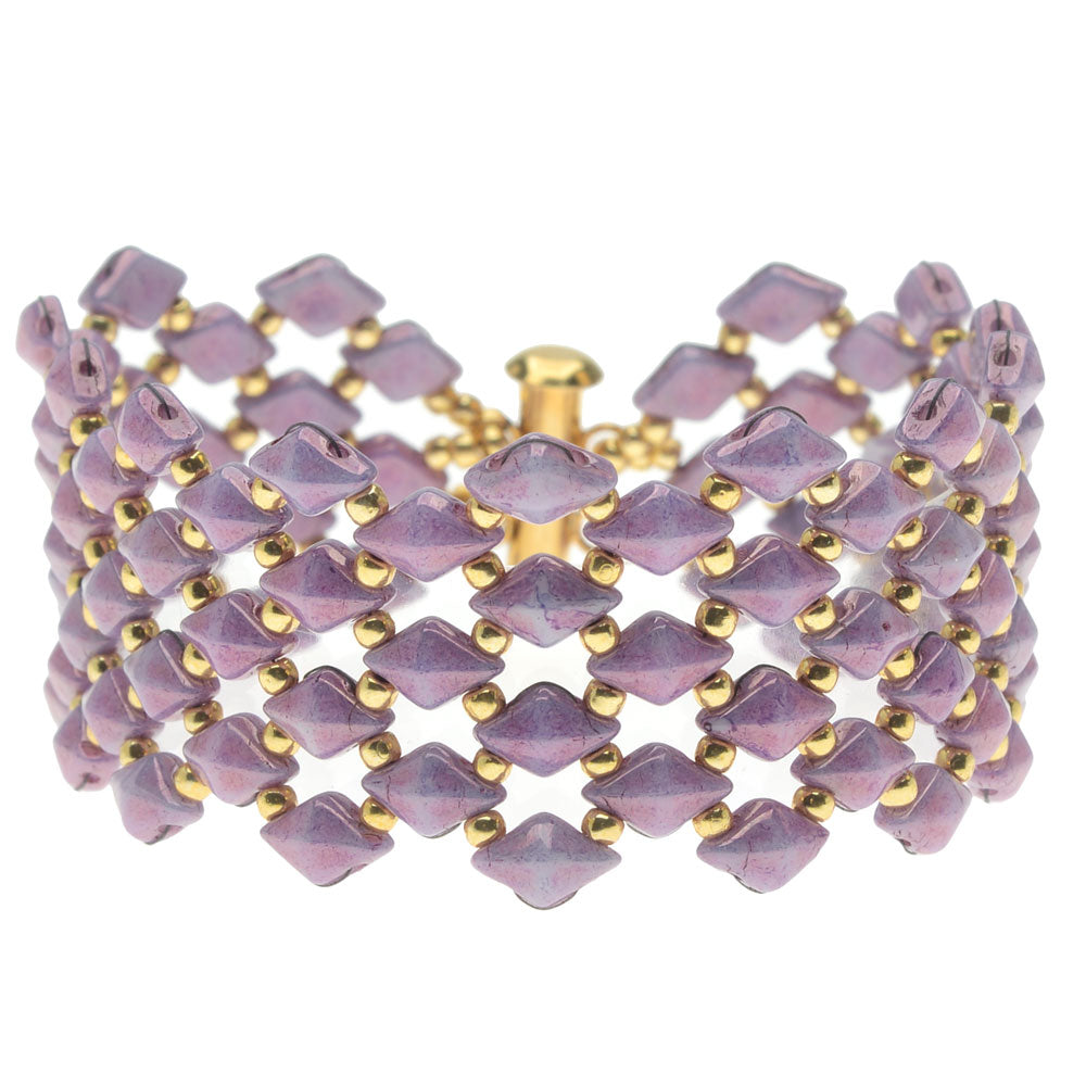 DiamonDuo Fish Scales Bracelet in Purple