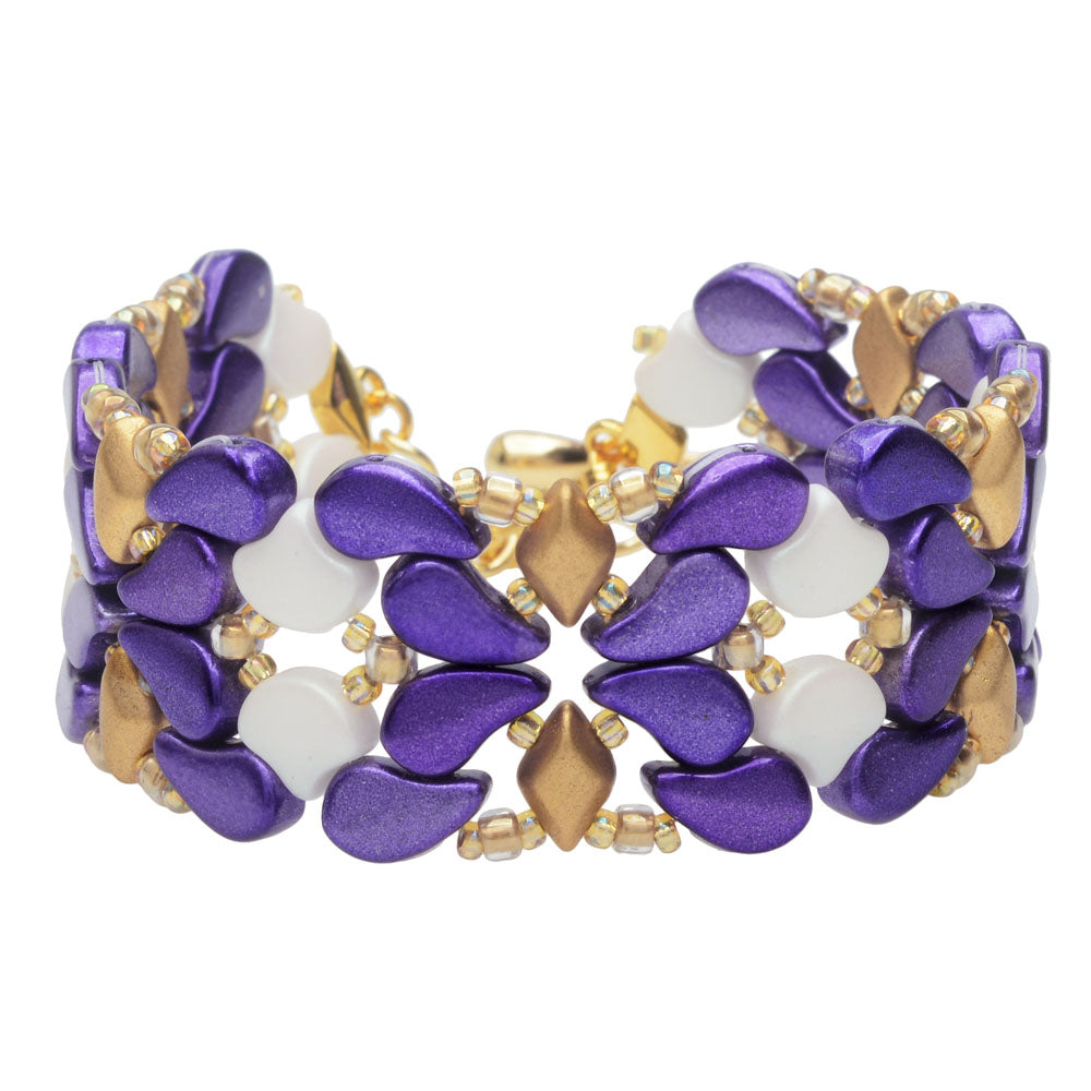 Paisley Princess Bracelet in Metalust Purple (Reboot)