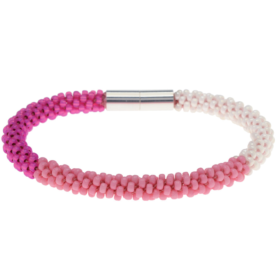 Ballet Pinks Kumihimo Bracelet