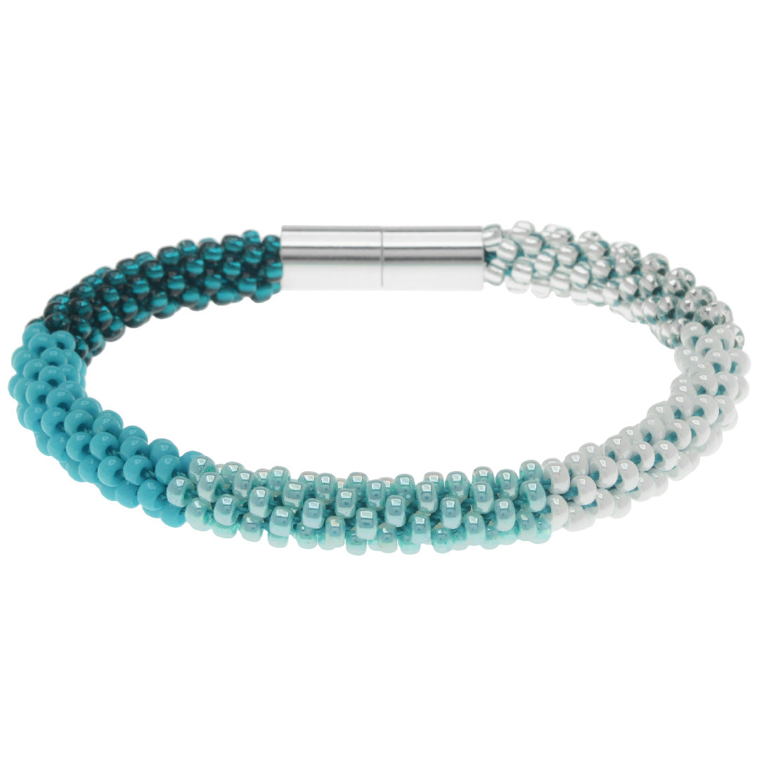 Talk to Me Teal Kumihimo Bracelet