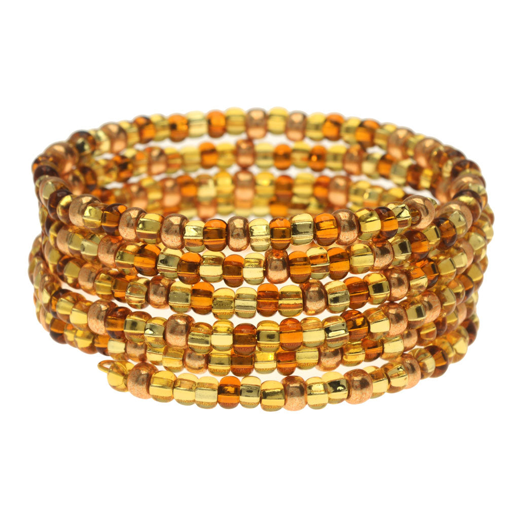 Royal Topaz Memory Wire Bracelet