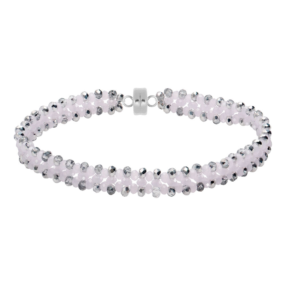 Rosewater Love Right Angle Weave Bracelet