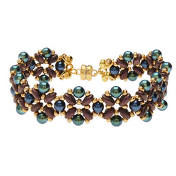 Royal Right Angle Weave Bracelet