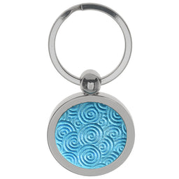 Pearly Swirls Key Ring