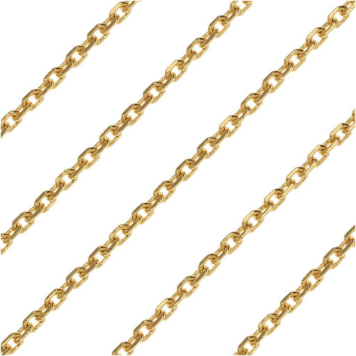 Gold Filled 14/20 Cable Chain Bulk By The Foot 2.2mm