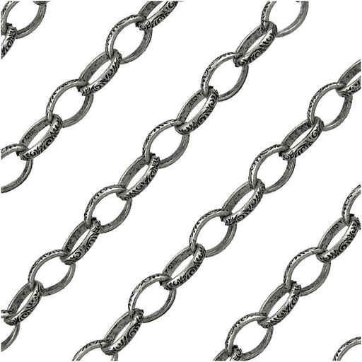 Precious Metal-Plated Brass Chain Link Necklace