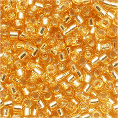 Miyuki Delica Seed Beads, 11/0 Size, Duracoat Galvanized Yellow Gold DB1833  (2.5 Tube) — Beadaholique