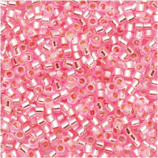 Miyuki Delica Seed Beads, 11/0 Size, #420 Galvanized Pink Dyed (2.5 Tube)  — Beadaholique