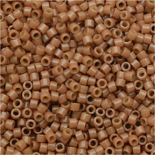 Toho CUBE Seed Beads 4mm MATTE IRIS BROWN 2.5 Tube