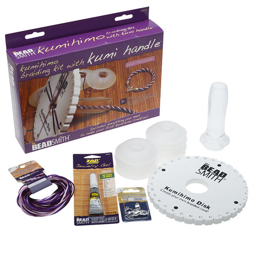 Kumihimo Starter Braiding Kit With Handle 