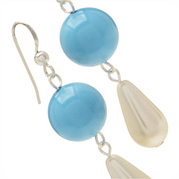 Vintage Style Pearl Drop Earrings