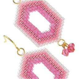 Ombre Window Earrings in Jelly Bean