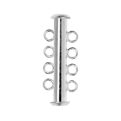 Beadaholique Magnetic Clasp, 6x4.5mm, 36 Set Bulk Pack, Silver Plated