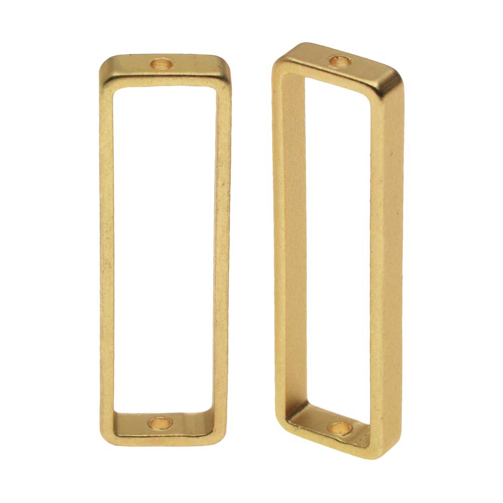 Open Eye Pins, 2 Inches Long and 22 Gauge Thick, 22K Gold Plated