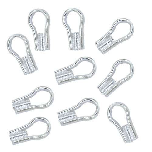 SEWACC 1 Set DIY Accessories Fold Over Jewelry Connector Crimp Beads Clasp  Lobster Crimp Covers for Jewelry Making Fish Hook Ear Wires Jewelry Repair