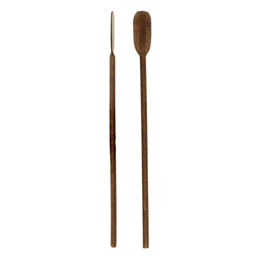 Vintaj Natural Brass, Paddle Head Pins 1 Inch Long 21 Gauge Thick (12 Pieces)