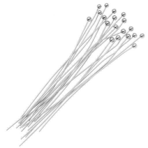 Head Pins, 1.5 Inches, 20 Gauge, Gunmetal, 50 pc. pkg