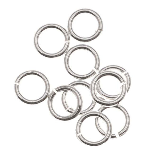 20pcs Adabele Authentic Gold Plated Sterling Silver Open Jump Rings 4mm  (0.16 inch) Small O Ring Connector (Strong Wire 1mm/18 Gauge) for Jewelry