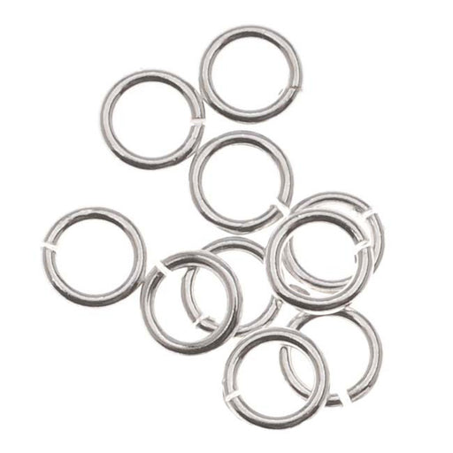 12mm BLACK Open Jump Rings (Nickel Free), 100 Pieces • 2wards Polymer Clay