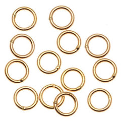 Earring Findings, Tapered Round Hooks, 13.5x9mm, Gold Plated (5 Pairs) 