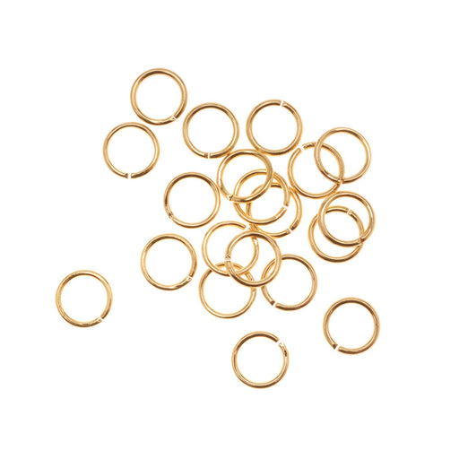 Gold Filled 4mm I.D. 18 Gauge Jump Rings, Pack of 20 – Beaducation