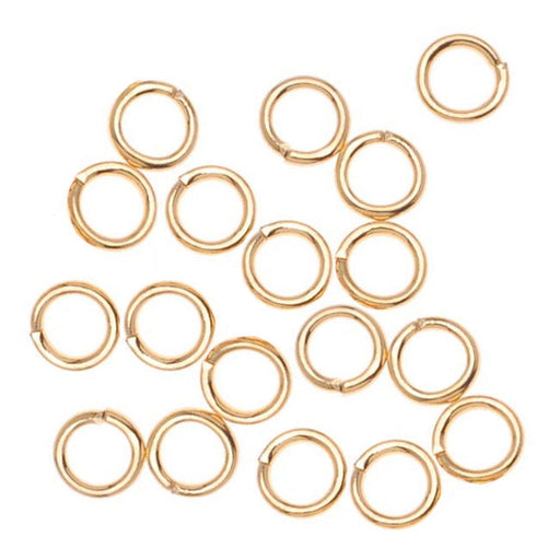 Heavy Jump Rings, 12mm, 13 Gauge, 02828, rich gold finish, B'sue Boutiques,  Jewelry Supplies, extra large jump rings, thick jump rings, purse