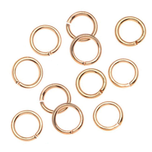 100pcs 8mm Gold Open Jump Rings Split ring Split Open jump rings jumpring  Brass Jump Rings Connector Jewelry Making Supplies