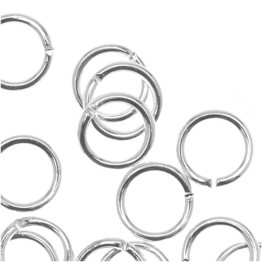 22K Gold Plated Open 4mm Jump Rings 19 Gauge (50)