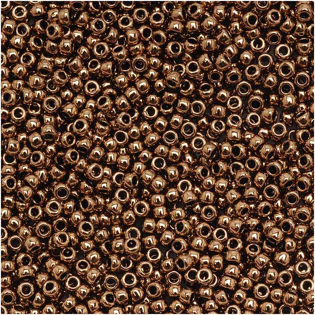 Toho Round Seed Beads 15/0 221 'Bronze' 8 Gram Tube