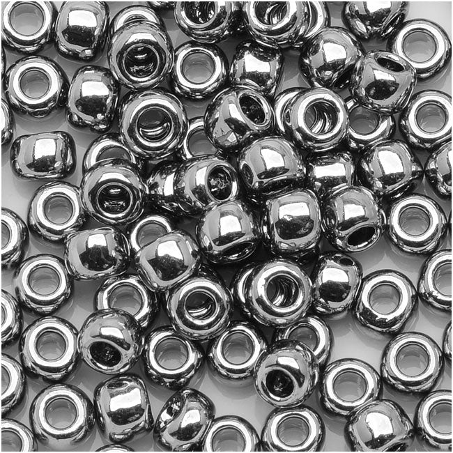 Toho Round Seed Beads 15/0 #711 - Nickel (8 Grams)