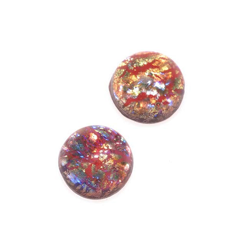 50 pcs 25mm Cabochon Round Flat Back Clear Glass Cabochon Transparent –  Cameos Art Shop