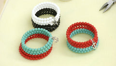 Easy Bracelet with Beads and Button Clasp - Tutorial « Jewelry ::  WonderHowTo