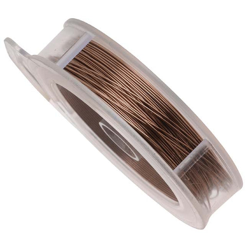 Artistic Wire, Copper Craft Wire 28 Gauge Thick, 15 Yard Spool, Tarnish Resistant Natural Copper