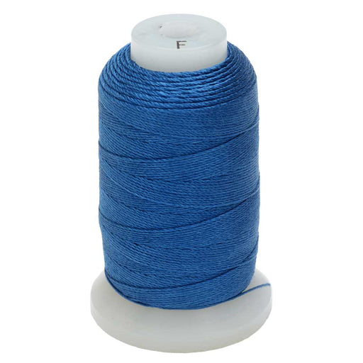Wildfire Thermal Bonded Beading Thread, 20 Yard Spool, Blue (.008 Inch  Thick)