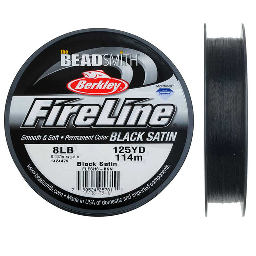 Fireline Braided Beading Thread, 6 LB Test and .008 Thick, 125 Yards,  Smoke Gray