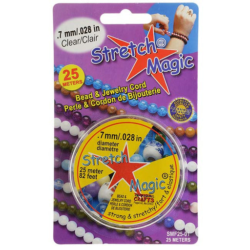 Stretch Magic Clear Elastic Cord .5mm, 100 Meter 328 Foot Spool