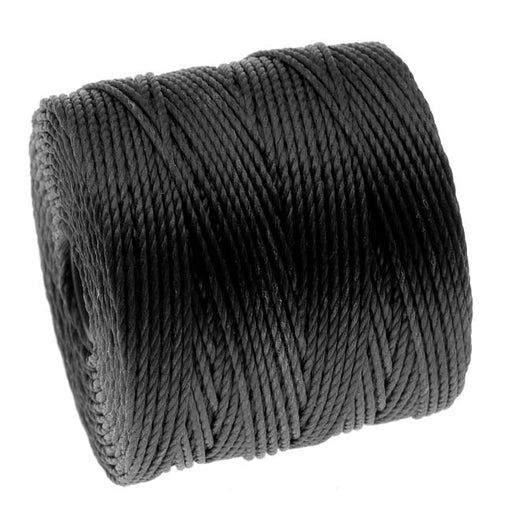 Economy Waxed Cotton Necklace Cord 1.5mm Black 10 Yards (30 Feet) —  Beadaholique